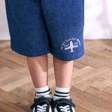 飛行機くるま裾刺しゅうデニムヒッコリー5.5分丈パンツ(80~130cm) | SLAP SLIP | 詳細画像21