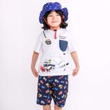 【お揃い 接触冷感】はたらくくるまフルーツボタニカル総柄ハーフパンツ(80~13… | SLAP SLIP | 詳細画像4 