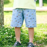 ツイルデニム総柄プリントハーフパンツ(80~130cm) | SLAP SLIP | 詳細画像1 