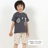 ツイルデニム総柄プリントハーフパンツ(80~130cm) | SLAP SLIP | 詳細画像3 