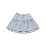 コーデュロイ×チェックレイヤードスカパン(90~130cm) | SLAP SLIP | 詳細画像8 