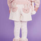 ウサギネコアニマルふわふわボアポケットケーブルニットショートパンツ(90~130… | SLAP SLIP | 詳細画像1 