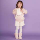 ウサギネコアニマルふわふわボアポケットケーブルニットショートパンツ(90~130… | SLAP SLIP | 詳細画像6 