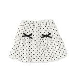 ホワイト系 | エンボスドット柄リボン付きバルーンスカート(90~130cm) | SLAP SLIP