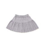 【ウォッシャブル加工】リボンチャーム付きニットプリーツスカパン(90~130cm… | SLAP SLIP | 詳細画像10 