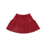 【ウォッシャブル加工】リボンチャーム付きニットプリーツスカパン(90~130cm… | SLAP SLIP | 詳細画像6 