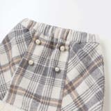 【お揃い】ファー切替チェック台形スカート(90~130cm) | SLAP SLIP | 詳細画像11 