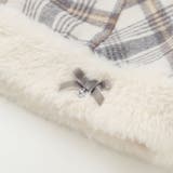 【お揃い】ファー切替チェック台形スカート(90~130cm) | SLAP SLIP | 詳細画像14 