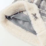 【お揃い】ファー切替チェック台形スカート(90~130cm) | SLAP SLIP | 詳細画像15 