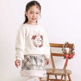 【お揃い】ファー切替チェック台形スカート(90~130cm) | SLAP SLIP | 詳細画像4 