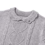 編み込みリボンハート柄 襟付きニットトップス | SLAP SLIP | 詳細画像10