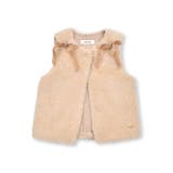 肩リボンチェック柄ファーボアベスト(80~130cm) | SLAP SLIP | 詳細画像13