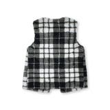 肩リボンチェック柄ファーボアベスト(80~130cm) | SLAP SLIP | 詳細画像16