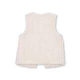 肩リボンチェック柄ファーボアベスト(80~130cm) | SLAP SLIP | 詳細画像6