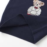 クマ刺しゅうラインリブニットベスト(80~130cm) | SLAP SLIP | 詳細画像12 