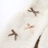 リボン付きワンスナップボアファーベスト(80~130cm) | SLAP SLIP | 詳細画像10 