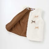 リボン付きワンスナップボアファーベスト(80~130cm) | SLAP SLIP | 詳細画像13 