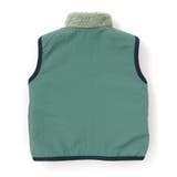 胸刺しゅうバイカラーリバーシブルボアベスト(80~130cm) | SLAP SLIP | 詳細画像15 