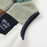 胸刺しゅうバイカラーリバーシブルボアベスト(80~130cm) | SLAP SLIP | 詳細画像22 