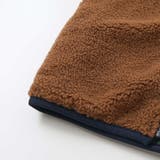 胸刺しゅうバイカラーリバーシブルボアベスト(80~130cm) | SLAP SLIP | 詳細画像25 