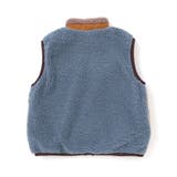 胸刺しゅうバイカラーリバーシブルボアベスト(80~130cm) | SLAP SLIP | 詳細画像27 