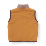 胸刺しゅうバイカラーリバーシブルボアベスト(80~130cm) | SLAP SLIP | 詳細画像29 
