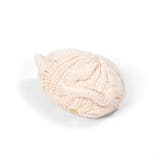 オフホワイト | ウサミミネコミミケーブル編みニットベレー帽(48~55cm) | SLAP SLIP