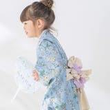 【お揃い】花火レモン花柄襟レースプルオーバー浴衣+帯セット(90~140cm) | SLAP SLIP | 詳細画像11 