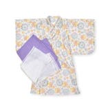 【お揃い】花火レモン花柄襟レースプルオーバー浴衣+帯セット(90~140cm) | SLAP SLIP | 詳細画像13 