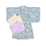 【お揃い】花火レモン花柄襟レースプルオーバー浴衣+帯セット(90~140cm) | SLAP SLIP | 詳細画像21 