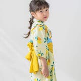 【お揃い】花火レモン花柄襟レースプルオーバー浴衣+帯セット(90~140cm) | SLAP SLIP | 詳細画像6 