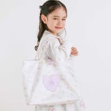 【お揃い】ハートポケット付きときめきモチーフ総柄リバーシブルレッスンバッグ | SLAP SLIP | 詳細画像5 