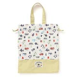 【お揃い】チェック切り替えプリント総柄お着替えバッグ | SLAP SLIP | 詳細画像6 