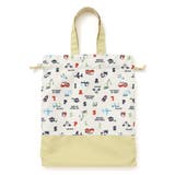 【お揃い】チェック切り替えプリント総柄お着替えバッグ | SLAP SLIP | 詳細画像7 