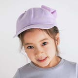 ペールパープル | ラメ刺しゅうバックリボンキャップ(52~54cm) | SLAP SLIP