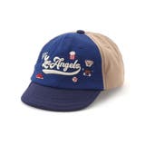 ブルー | モチーフ刺しゅうバイカラーローキャップ(52~54cm) | SLAP SLIP