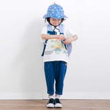【UVカット】トゲトゲトサカ日よけ付き恐竜総柄サファリハット(50~54cm) | SLAP SLIP | 詳細画像3 