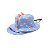 【UVカット】トゲトゲトサカ日よけ付き恐竜総柄サファリハット(50~54cm) | SLAP SLIP | 詳細画像9 
