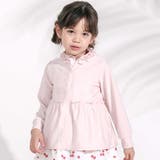 ピンク | フルジップフリル襟ラッシュガード(90~130cm) | SLAP SLIP