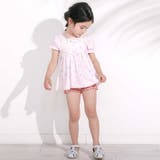 シェル柄フロントレースパフスリーブセパレート型スイムウェア(90~130cm) | SLAP SLIP | 詳細画像3 