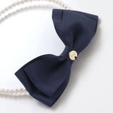 リボン付きパールビーズカチューシャ | SLAP SLIP | 詳細画像5 