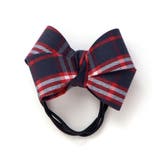 ネイビー系(チェック) | いろいろリボンヘアゴム | SLAP SLIP