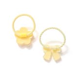 ぷっくりつるつるモチーフ花＆リボンヘアゴム2点セット | SLAP SLIP | 詳細画像8 