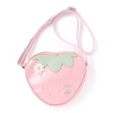 ピンク | お花レース付きハート型イチゴポシェット | SLAP SLIP