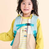 【お揃い】恐竜はたらくくるまワッペンチャーム付き配色ポケットリュック(M~L) | SLAP SLIP | 詳細画像2 