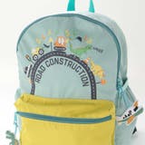 【お揃い】恐竜はたらくくるまワッペンチャーム付き配色ポケットリュック(M~L) | SLAP SLIP | 詳細画像9 