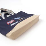 恐竜はたらくくるまパッチ刺しゅうリバーシブルレッスンバッグ | SLAP SLIP | 詳細画像18 