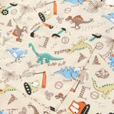 恐竜はたらくくるまパッチ刺しゅうリバーシブルレッスンバッグ | SLAP SLIP | 詳細画像20 