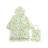 【お揃い】はたらくくるま花柄恐竜プリント総柄手提げ袋付きレインコート(95~13… | SLAP SLIP | 詳細画像14 