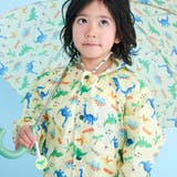 【お揃い】はたらくくるま花柄恐竜プリント総柄手提げ袋付きレインコート(95~13… | SLAP SLIP | 詳細画像4 